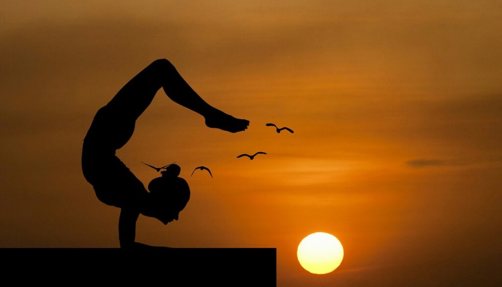 yoga, balance, nature